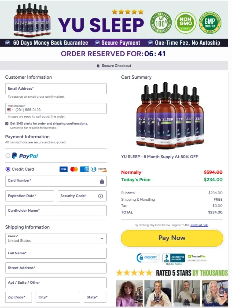 yu-sleep yu-sleep-secure-checkout-page